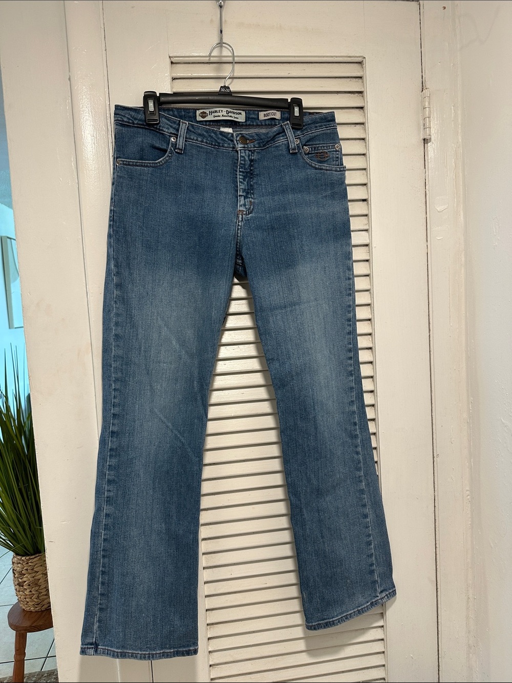 Harley-Davidson Medium Blue Flare Jeans for Women